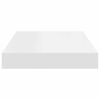 vidaXL Floating Wall Shelves 4 pcs White 40x23x3.8 cm MDF