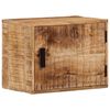 vidaXL Wall-mounted Bedside Cabinet 40x30x25 cm Solid Wood Mango