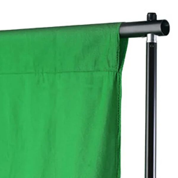 vidaXL Backdrop Cotton without Stand Green 500x300 cm Chroma Key