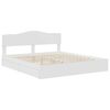 vidaXL Storage Bed with Headboard White 180 x 200 cm Engineered Wood