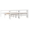 vidaXL Senior Bed with Headboard without Mattress White 200x200 cm
