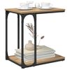 vidaXL Side Table Artisan Oak 50 x 35 x 52 cm Engineered Wood