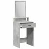 vidaXL Dressing Table Concrete Grey 50 x 41 x 140 cm Engineered Wood