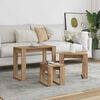 vidaXL Nest of Tables 3 pcs Artisan Oak Engineered Wood