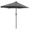 vidaXL Garden Parasol Anthracite 294 x 150 x 223 cm Fabric