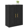 vidaXL Wall Mounted Cabinet Black Oak 69.5 x 34 x 90 cm
