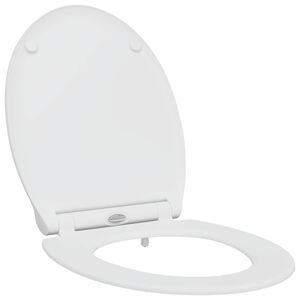 vidaXL Quick Release Toilet suitable for Seat White