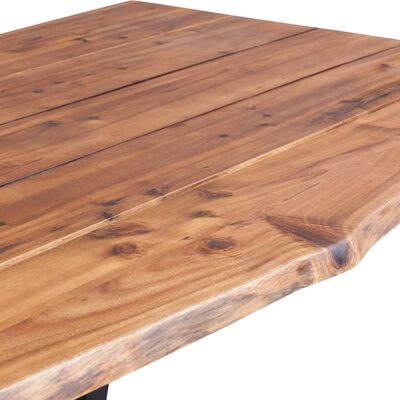 vidaXL Dining Table 170x90x75 cm Solid Acacia Wood