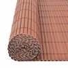 vidaXL Garden Fence Brown 150 x 500 cm PVC
