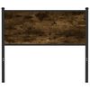 vidaXL Replace Headboard Smoked Oak 100 cm Engineered Wood and Steel