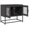 vidaXL TV Cabinet Black 68x39x60.5 cm Cold-rolled Steel
