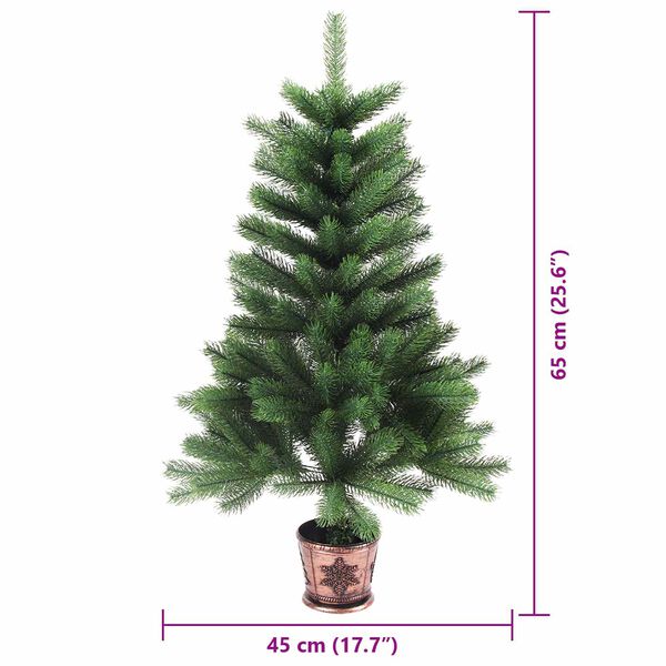 vidaXL Christmas Tree with 150 LEDs with Stand Green 65 cm PE