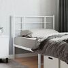 vidaXL Metal Replace Headboard White 107 cm
