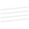 vidaXL Bookshelf Boards 4 pcs White 80x10x1.5 cm Engineered Wood