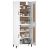 vidaXL Highboard White 69.5x34x180 cm Engineered Wood