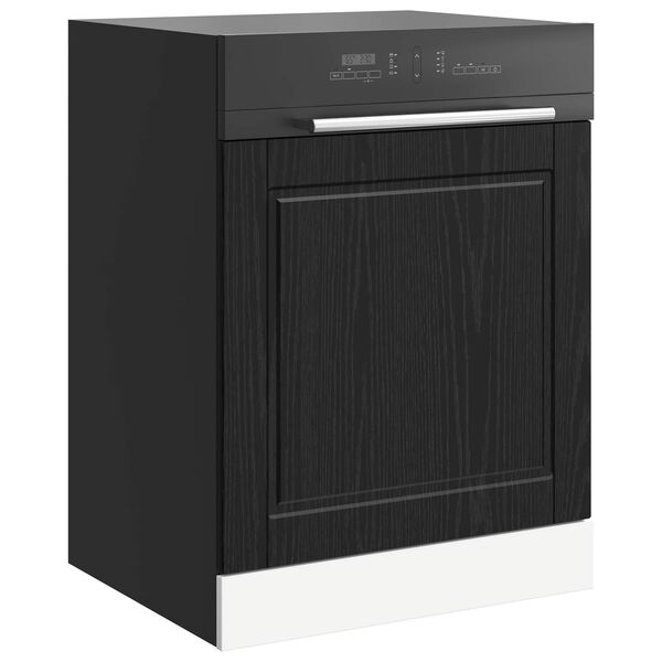 vidaXL Kitchen Cabinet Black Oak 60 x 1.5 x 67 cm Engineered Wood