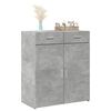 vidaXL Sideboard Concrete Grey 80x42.5x93 cm Engineered Wood