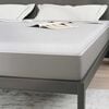 vidaXL Mattress Topper White 200 x 200 x 6 cm Jaquard Fabric