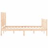 vidaXL Bed Frame without Mattress 140x200 cm Solid Wood Pine