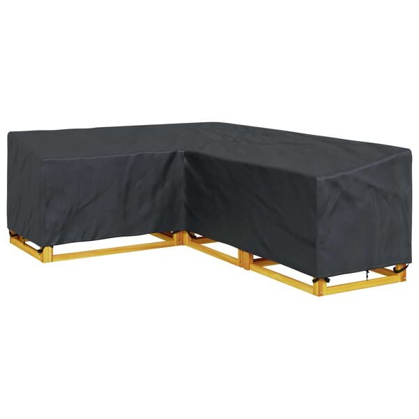 vidaXL Furniture Cover Black 250 x 180 x 80 cm 420D Oxford Fabric