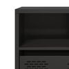 vidaXL TV Cabinet Black 101.5x39x43.5 cm Cold-rolled Steel