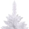 vidaXL Artificial Hinged Christmas Tree with Stand White 180 cm