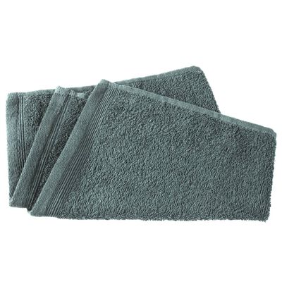 vidaXL Guest Towels 10 pcs Cotton 450 gsm 30x50 cm Green