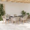 vidaXL Outdoor Dining Set 7 pcs Light grey