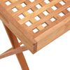 vidaXL Folding Tray Table 52x36x56.5 cm Solid Wood Walnut