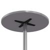 vidaXL Outdoor Bar Table Height Adjustable Ø59.5x70/109.5 cm Aluminium