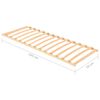 vidaXL Slatted Bed without Mattress Base with 13 Slats 70x200cm