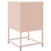 vidaXL Bedside Cabinets 2 pcs Pink 36x39x60.5 cm Steel