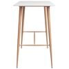 vidaXL 5 Piece Bar Set White