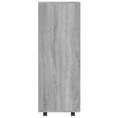 vidaXL Wardrobe Grey Sonoma 80x40x110 cm Engineered Wood