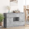 vidaXL Sideboard Concrete Grey 100 x 30 x 65.6 Engineered Wood