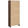 vidaXL Bookcase Brown Oak 57x28.5x141 cm Engineered Wood