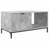 vidaXL Coffee Table Concrete grey 90 x 49 x 46 cm Engineered wood