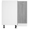 vidaXL Kitchen Cabinet Lyon Grey Sonoma 75.5x75.5x81.5 cm Engineered Wood
