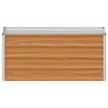 vidaXL Garden Raised Bed Light Brown 100 x 40 x 45 cm Galvanised Steel
