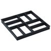 vidaXL Pavement Moulds 2 pcs 40x40x4 cm Plastic