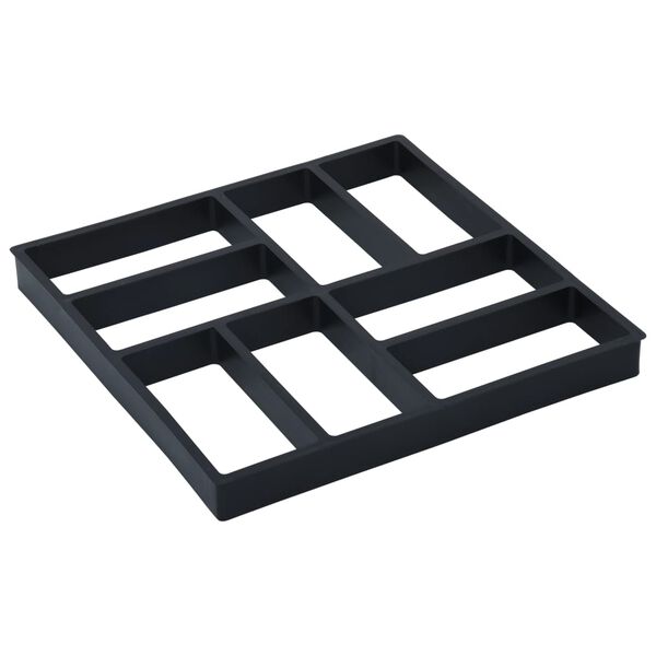 vidaXL Pavement Moulds 2 pcs 40x40x4 cm Plastic
