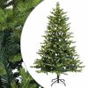vidaXL Artificial Hinged Christmas Tree 150 cm 150 LEDs Warm White