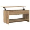 vidaXL Coffee Table Artisan Oak 80 x 50.5 x 41.5 cm Engineered Wood