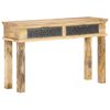 vidaXL Console Table with Drawers 120x35x75 cm Solid Mango Wood