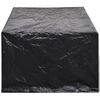 vidaXL Garden Furniture Cover | Black | Polyethylene | 180x140 cm