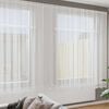 vidaXL Lace Curtain with Curtains Floral White 220 x 400 cm Polyester