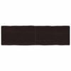 vidaXL Table Top Dark Brown 140x40x(2-4) cm Live Edge