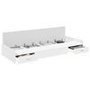 vidaXL Bed Frame with Drawer White 98.5 x 200 cm Engineered Wood