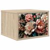 vidaXL Wall-mounted Bedside Cabinet BORNE Sonoma Oak 36 x 33 x 25 cm
