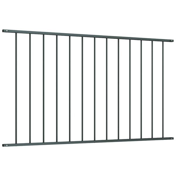 vidaXL Fence Panel Powder-coated Steel 1.7x1.17 m Anthracite